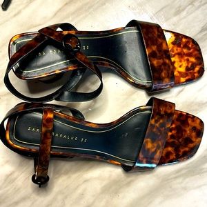 Zara tortoise heels